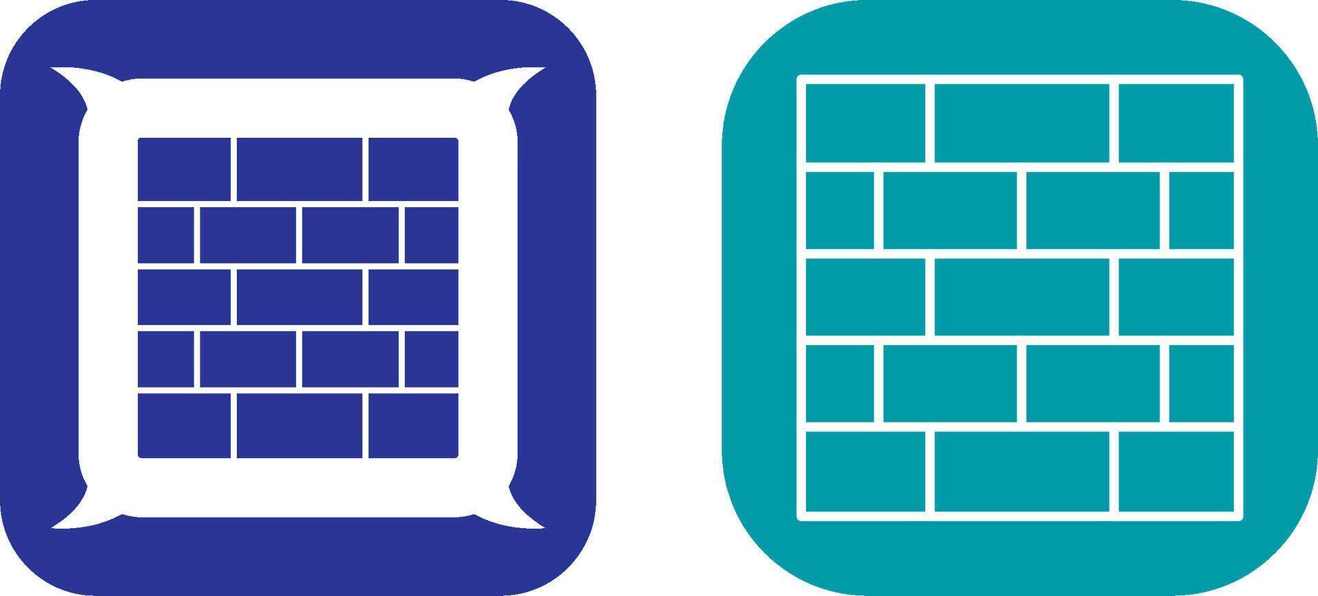 Wall Icon Design vector