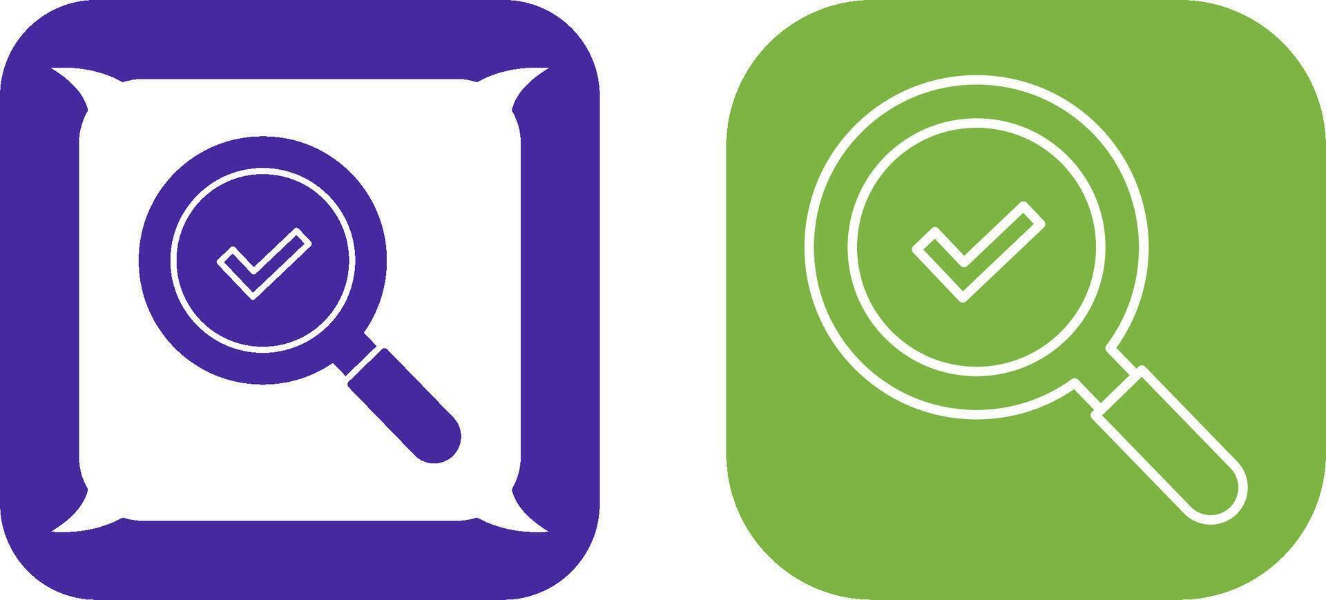 Magnifying Glass Icon Design vector
