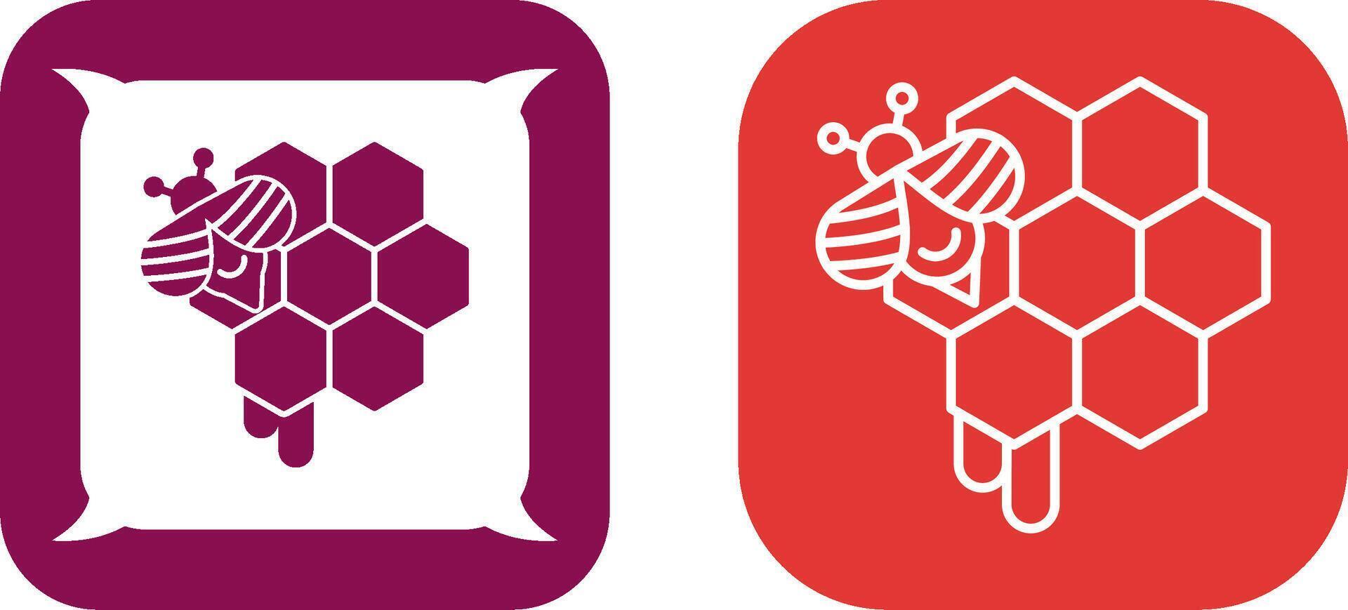 Honeycomb Icon Design vector