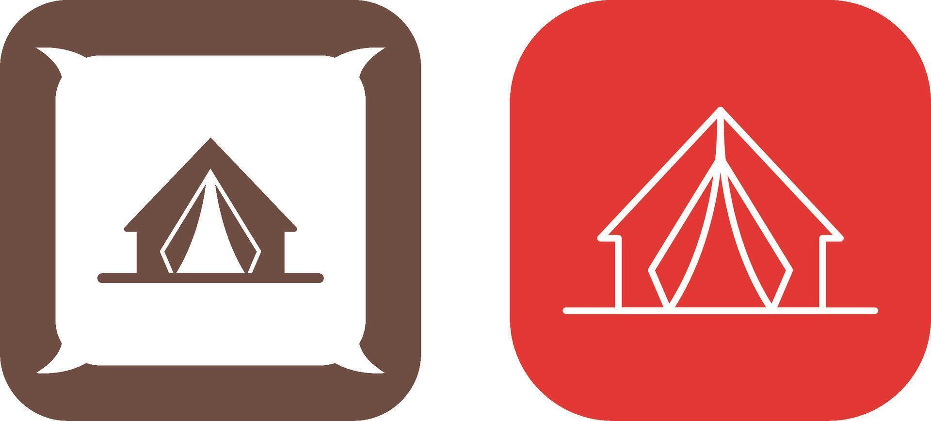 Camp Icon Design vector