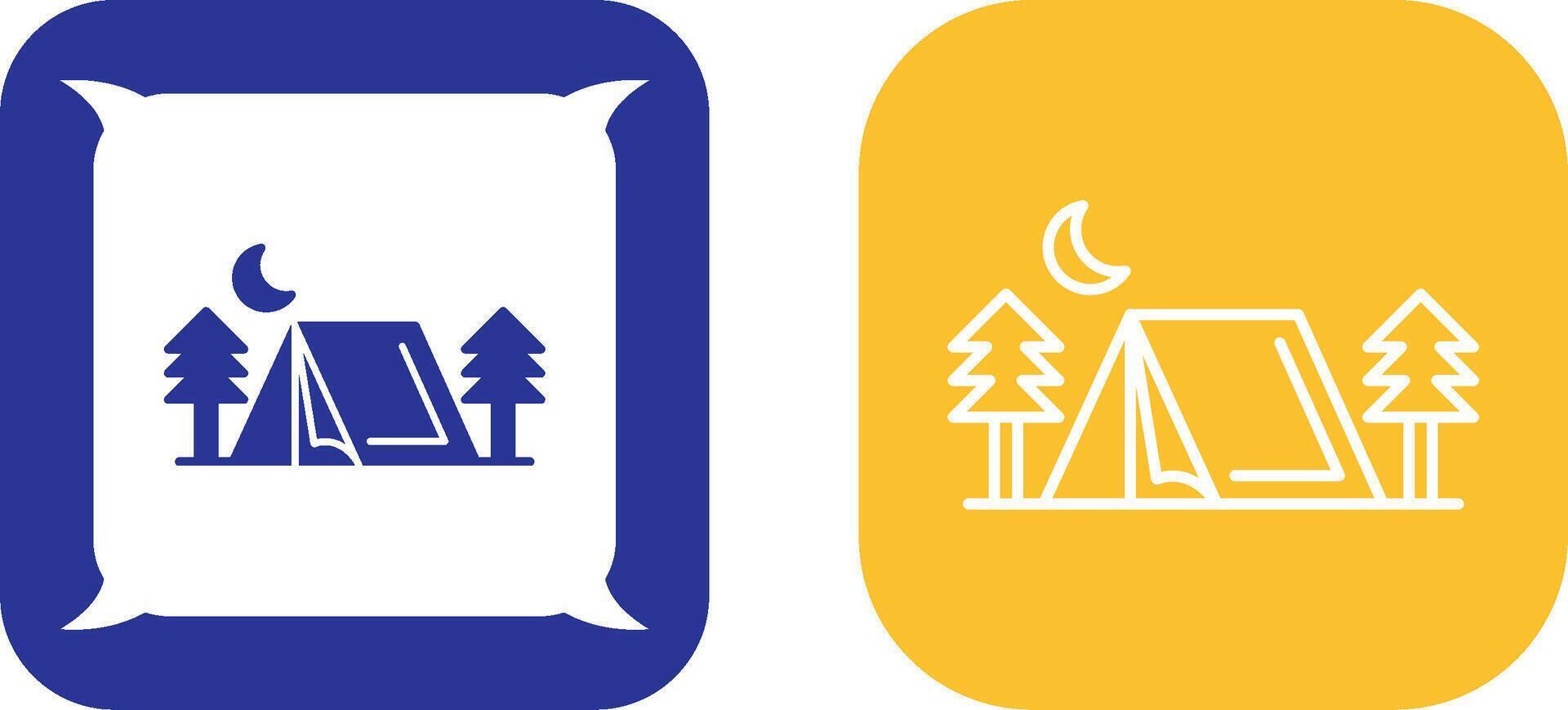 Tent Icon Design vector