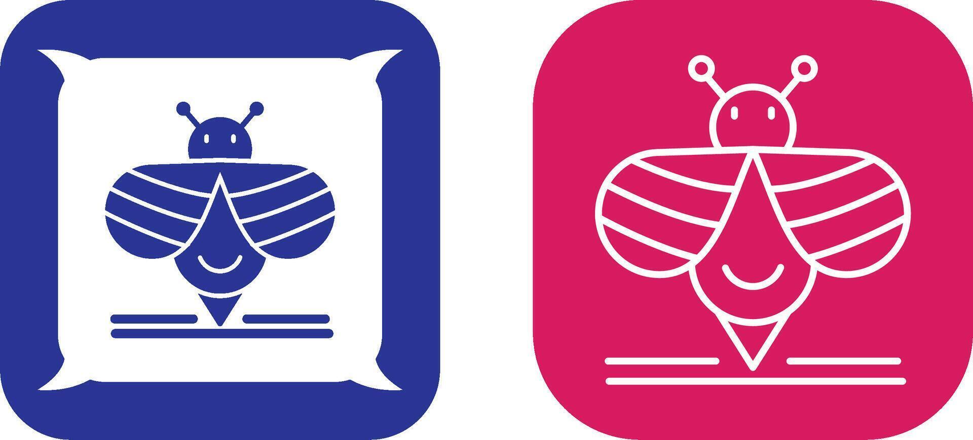 Bee Icon Design vector