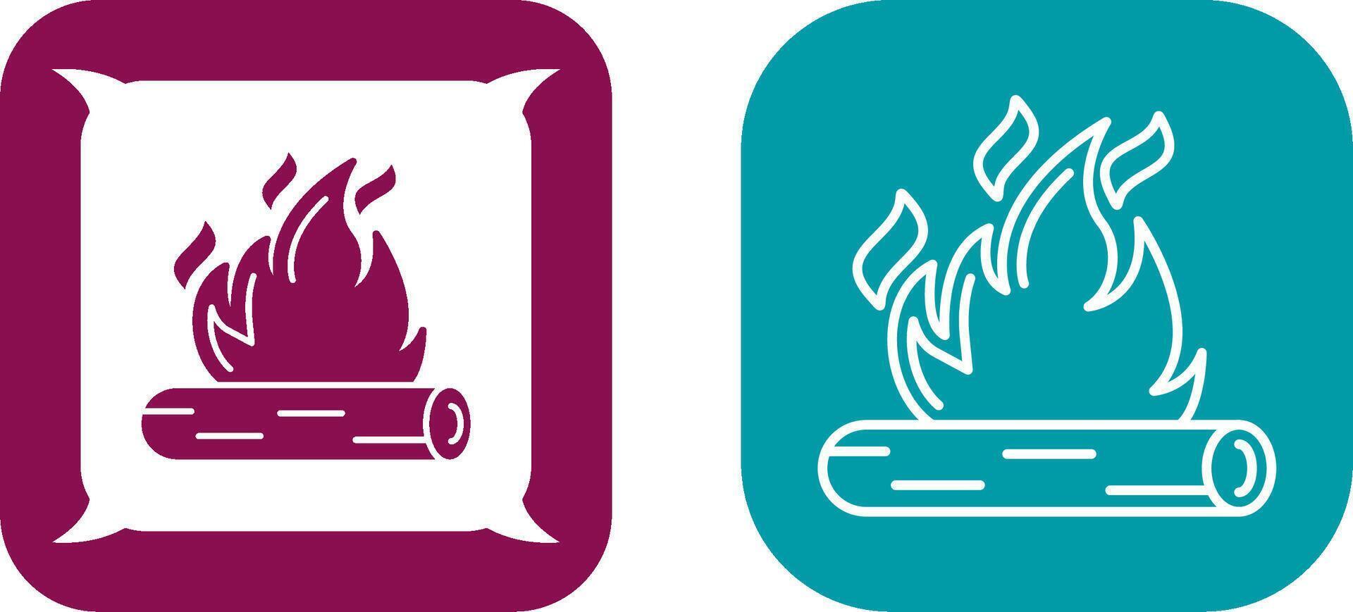 Bonfire Icon Design vector