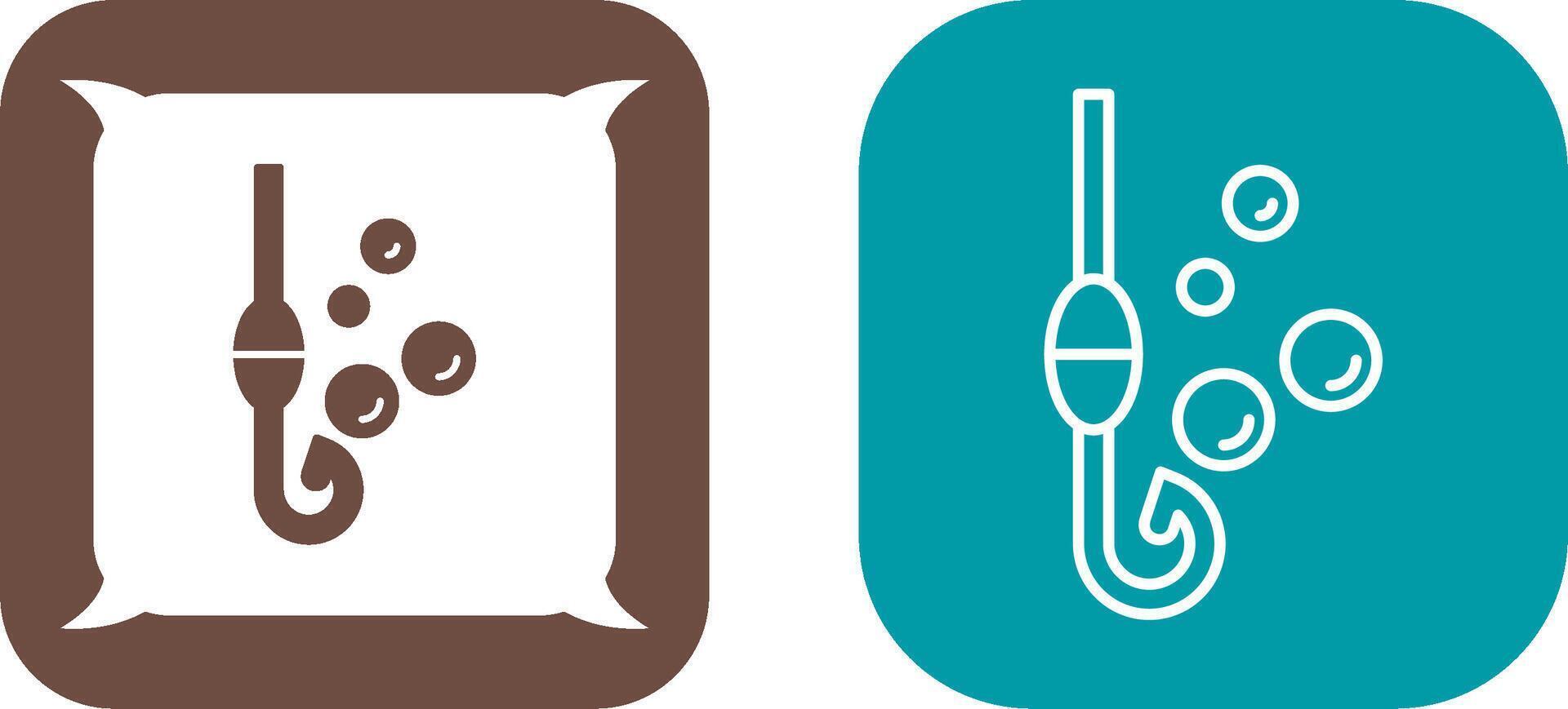 Fishing Hook Icon Design vector