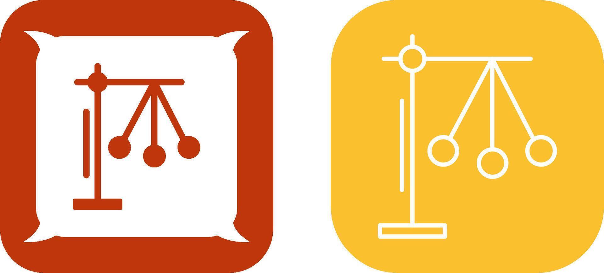 Pendulum Icon Design vector