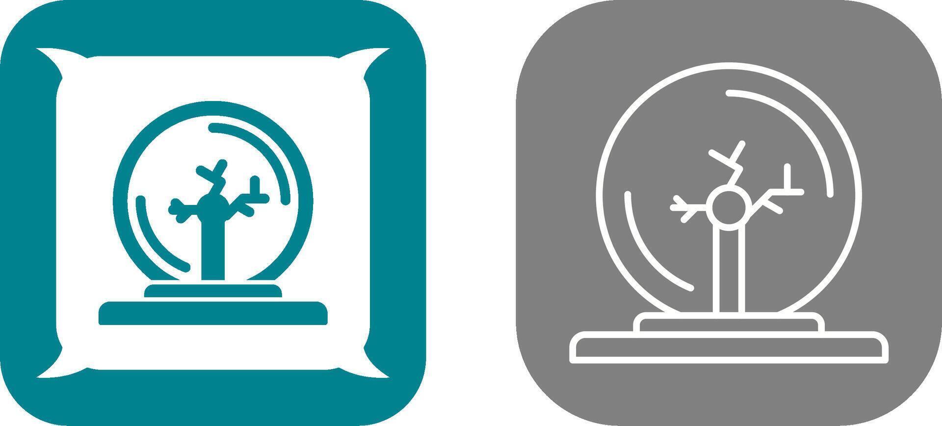 Plasma Ball Icon Design vector