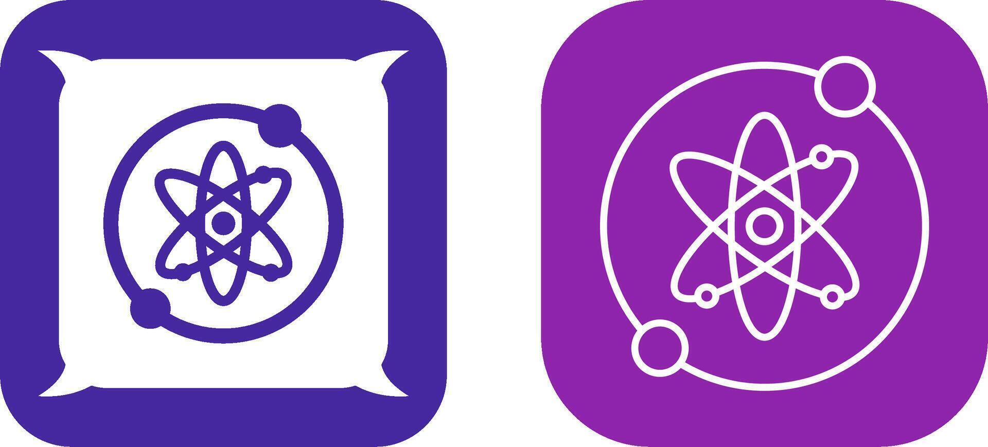 Proton Icon Design vector