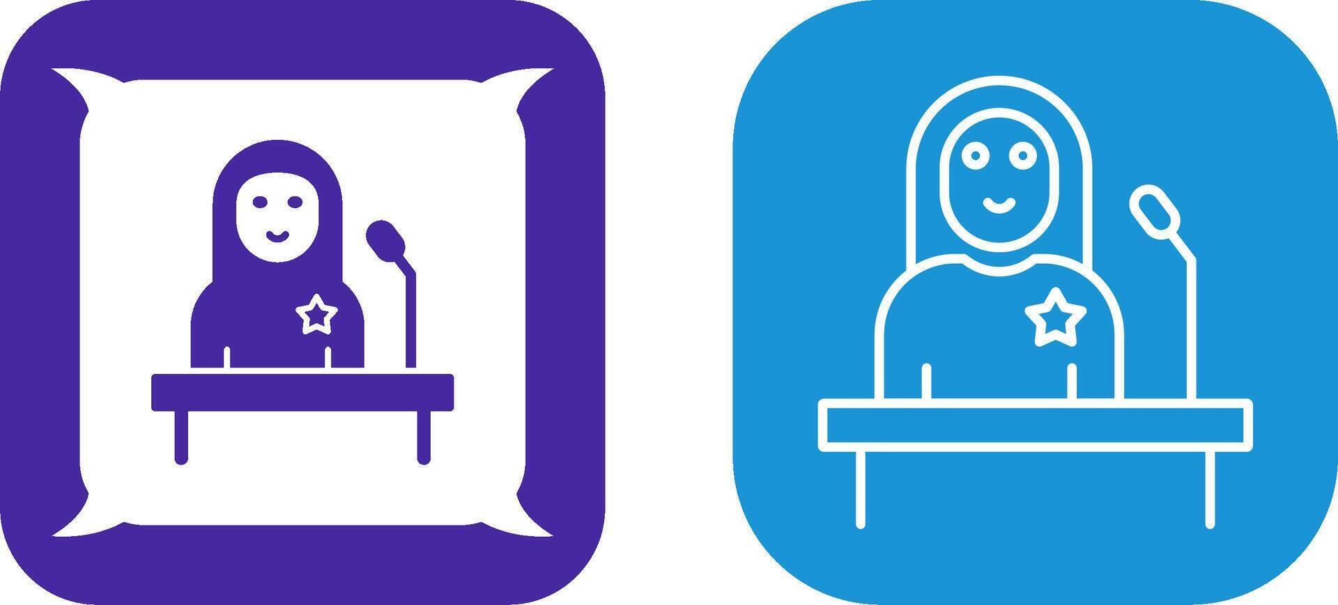 Candidate Icon Design vector