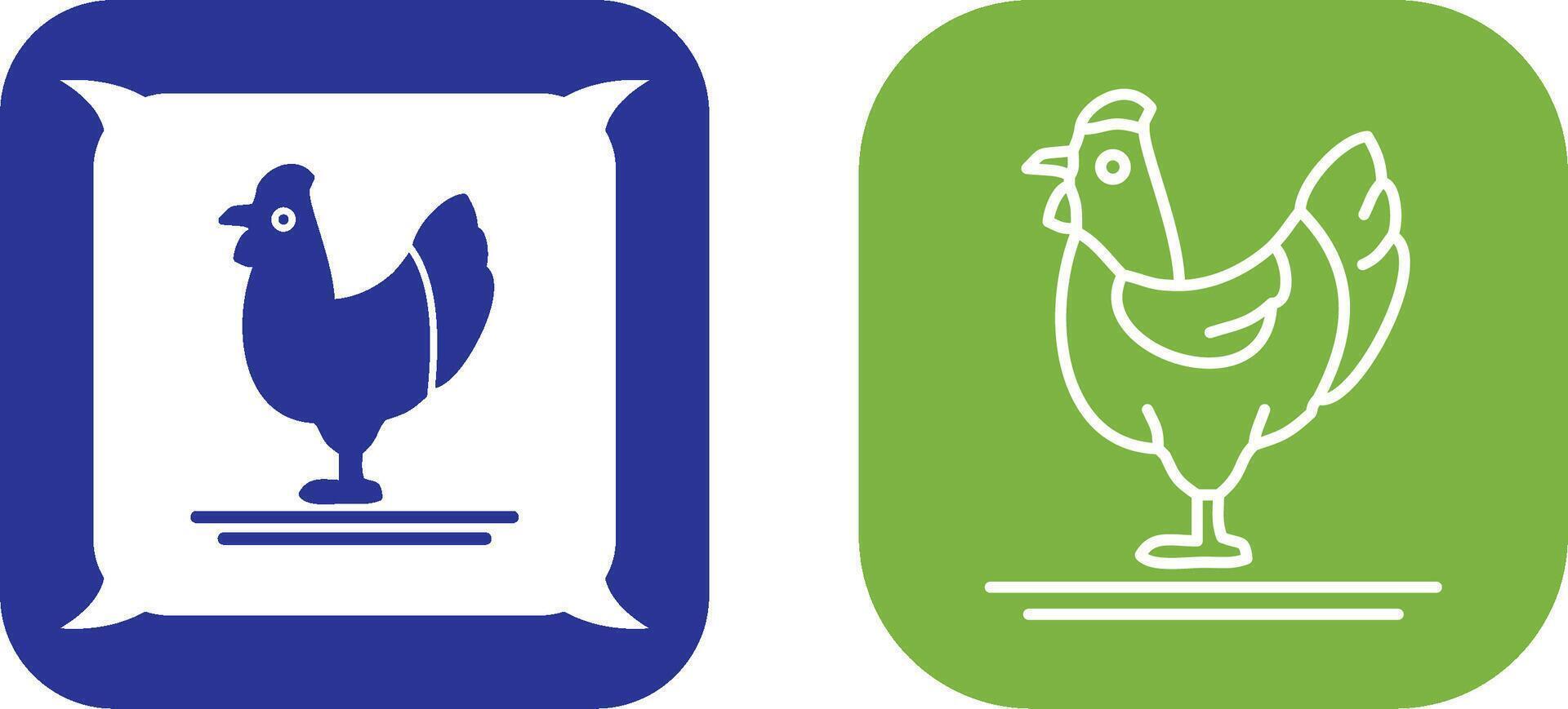 Poultry Icon Design vector