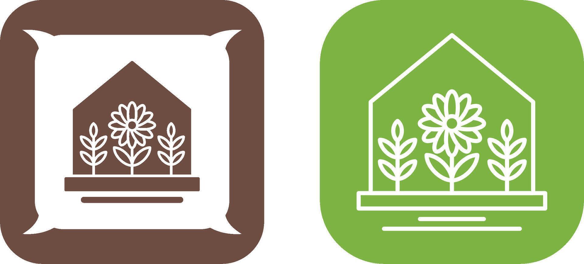 Farm House Icon Design vector