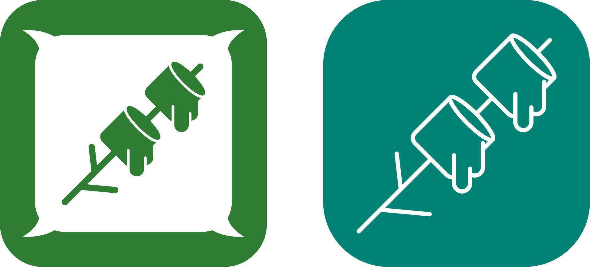 Marshmallows Icon Design vector