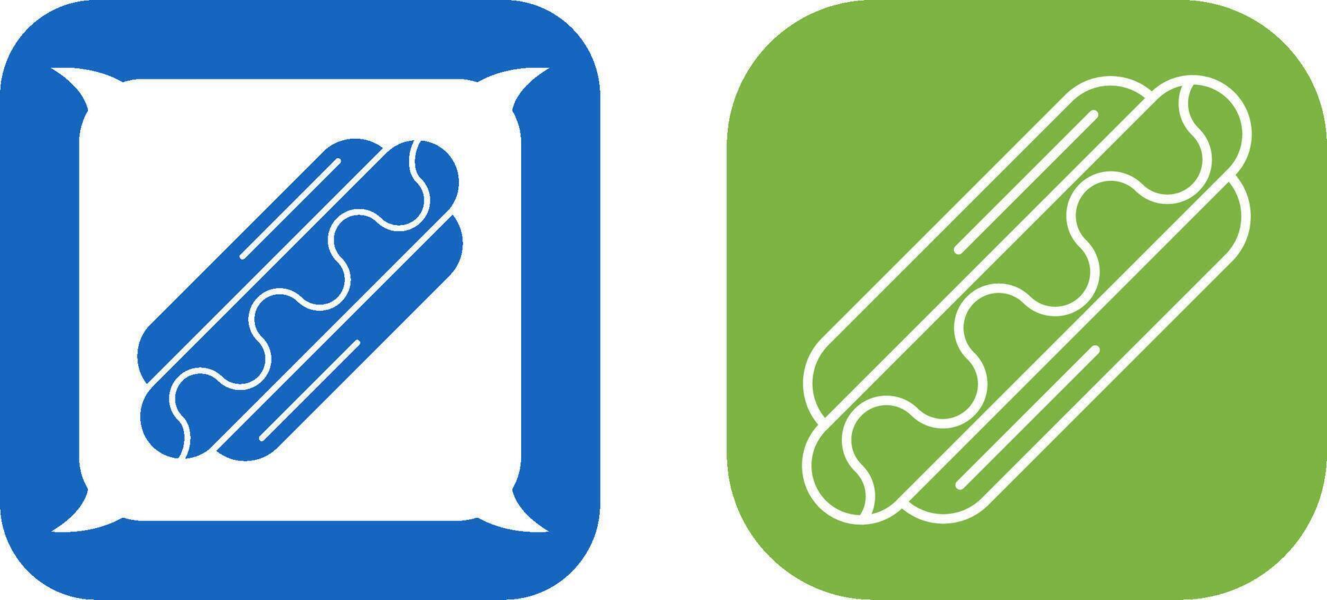 Hotdog Icon Design vector