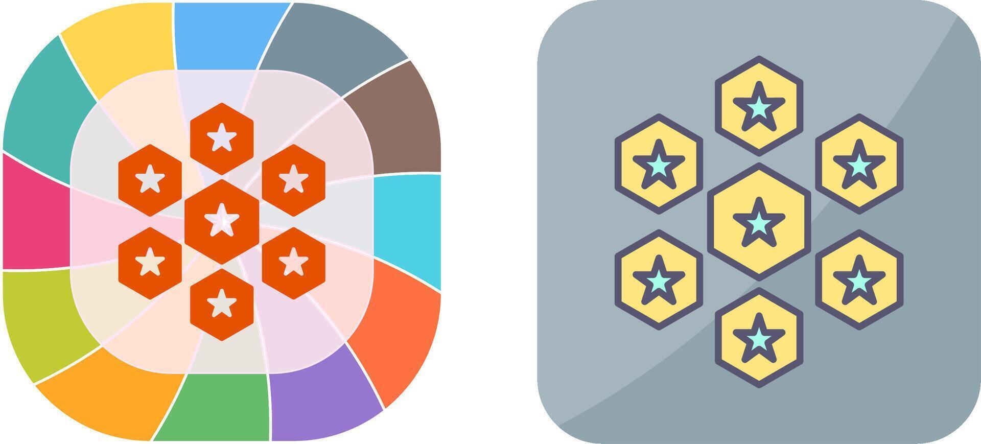 Unique Reputation Management Icon Design vector