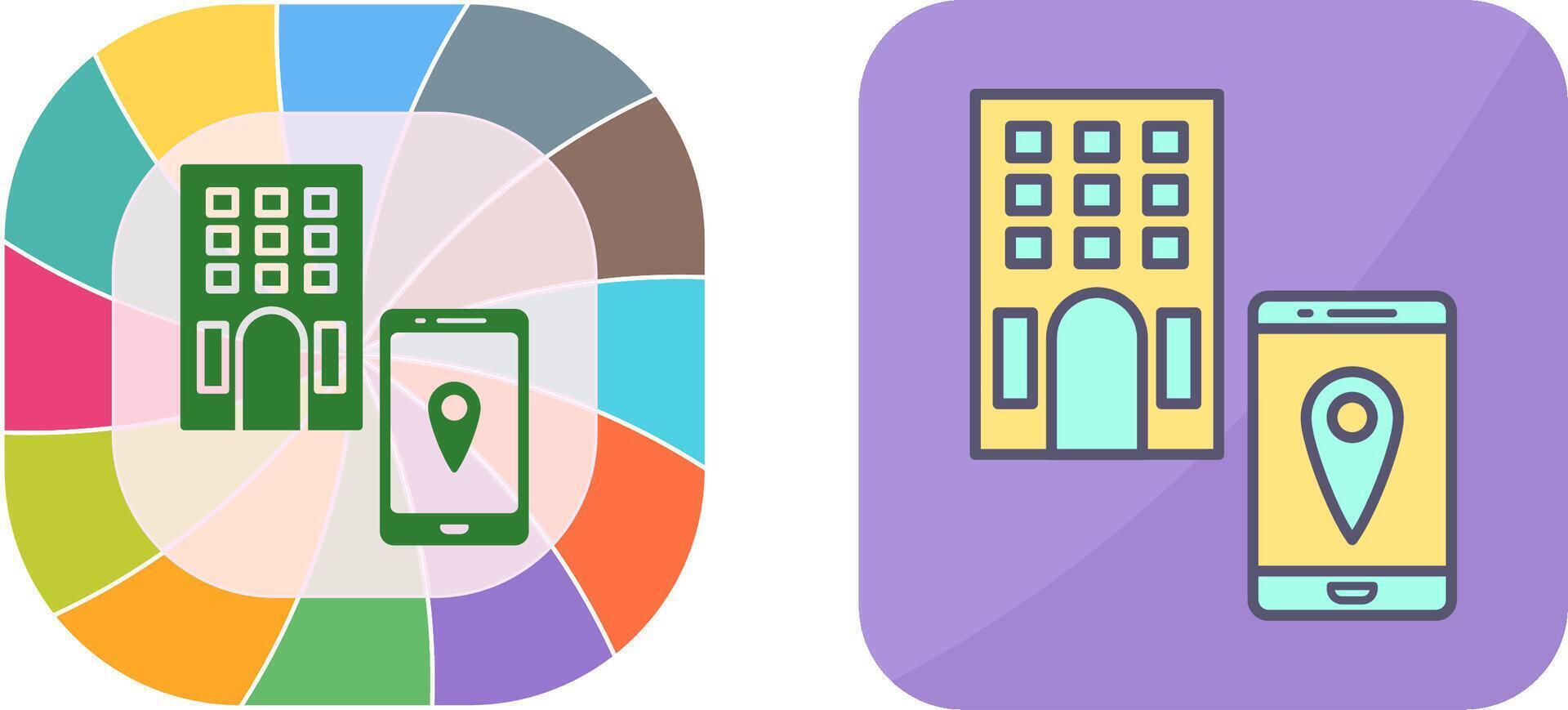 Find Hotel Icon Design vector