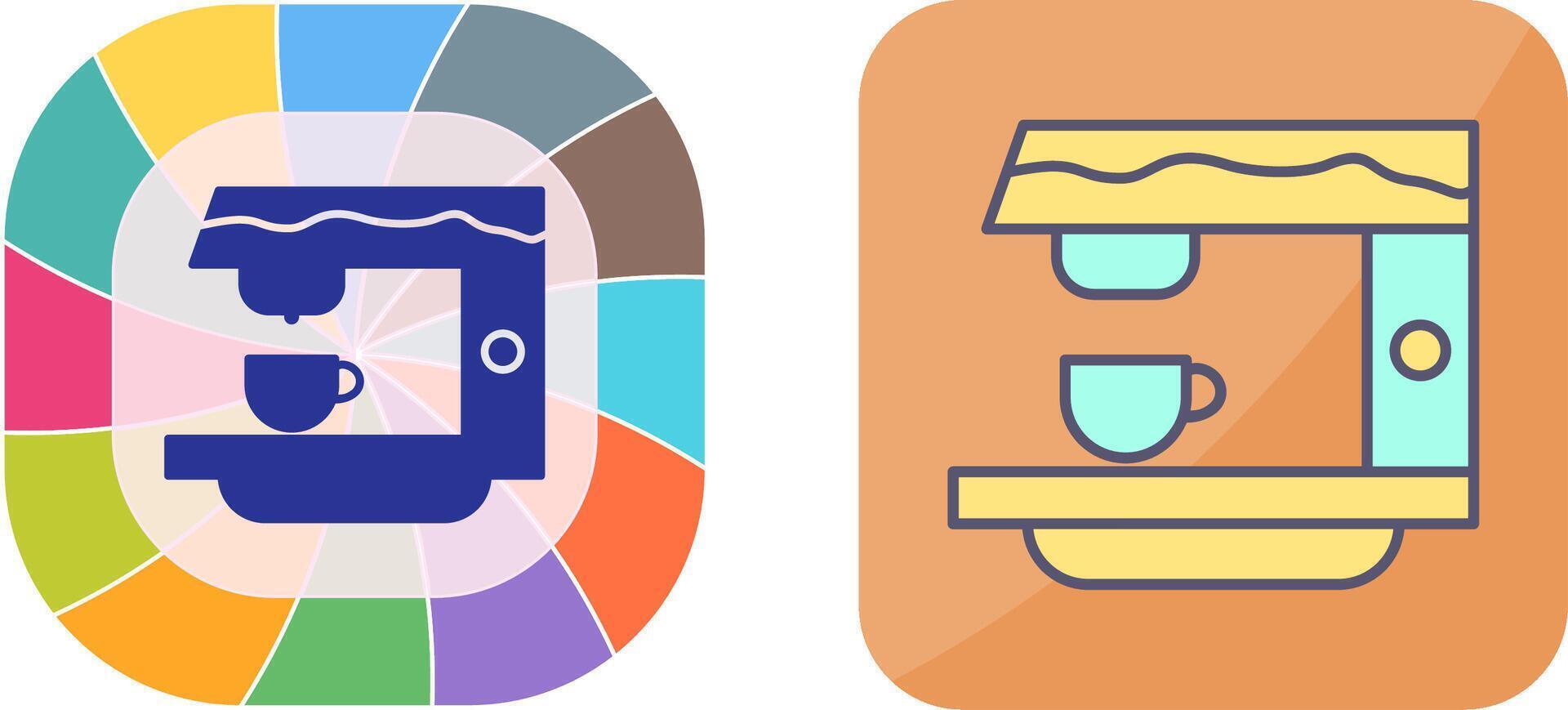 Coffee Machine Icon Design vector