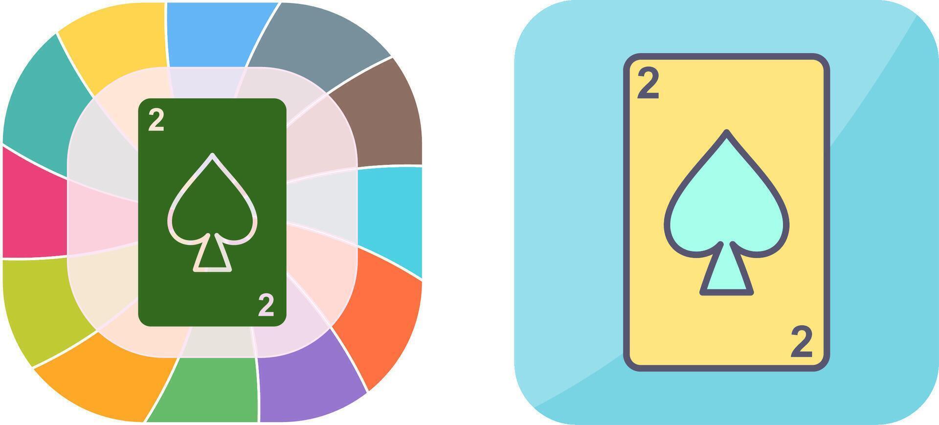 Spades Card Icon Design vector