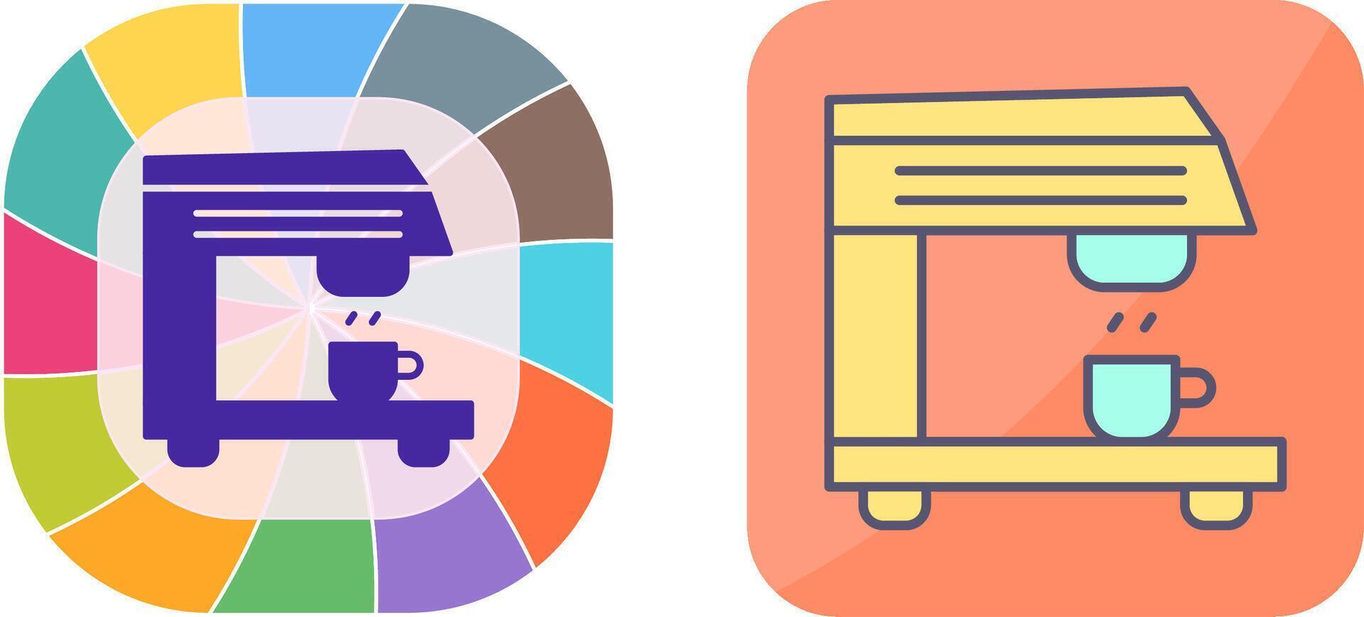 Coffee Machine Icon Design vector