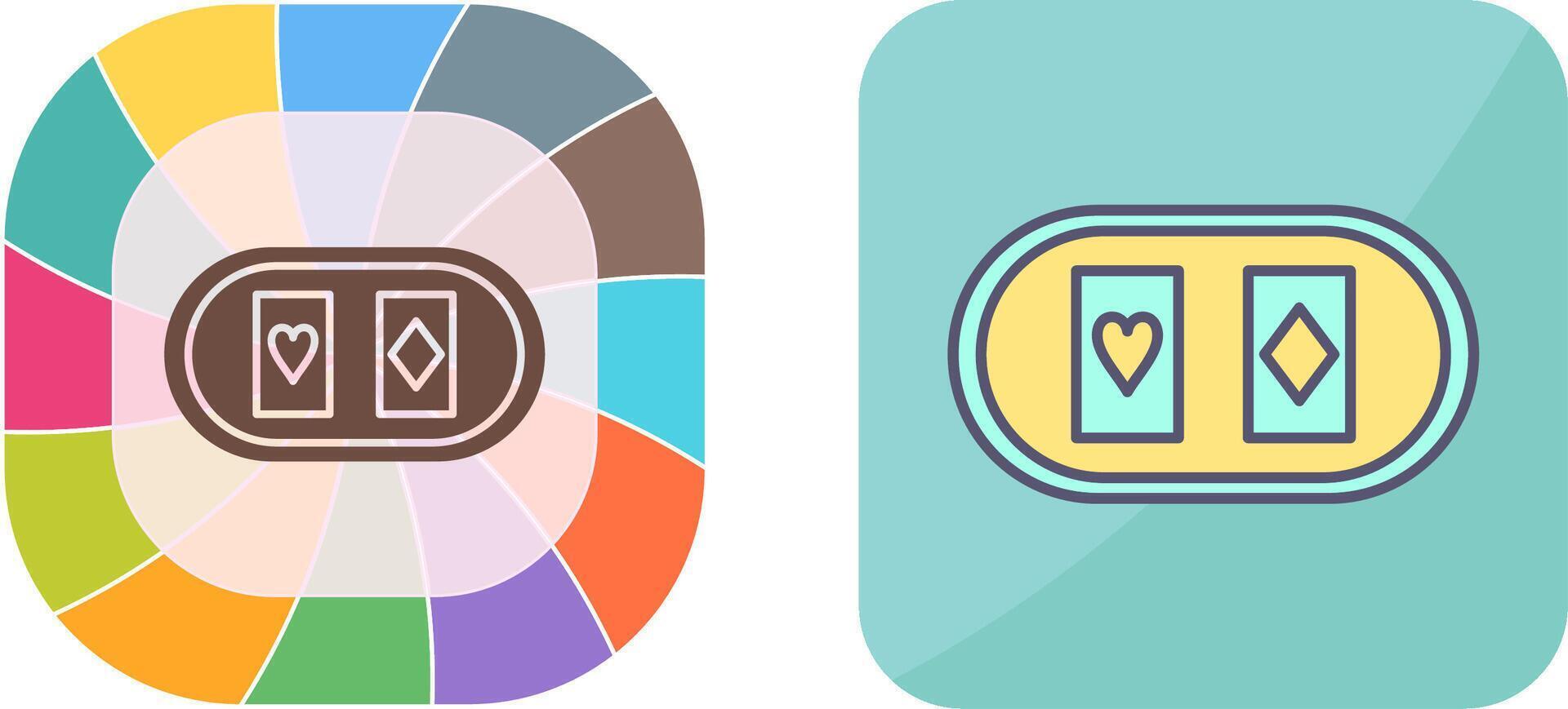 Cards Table Icon Design vector