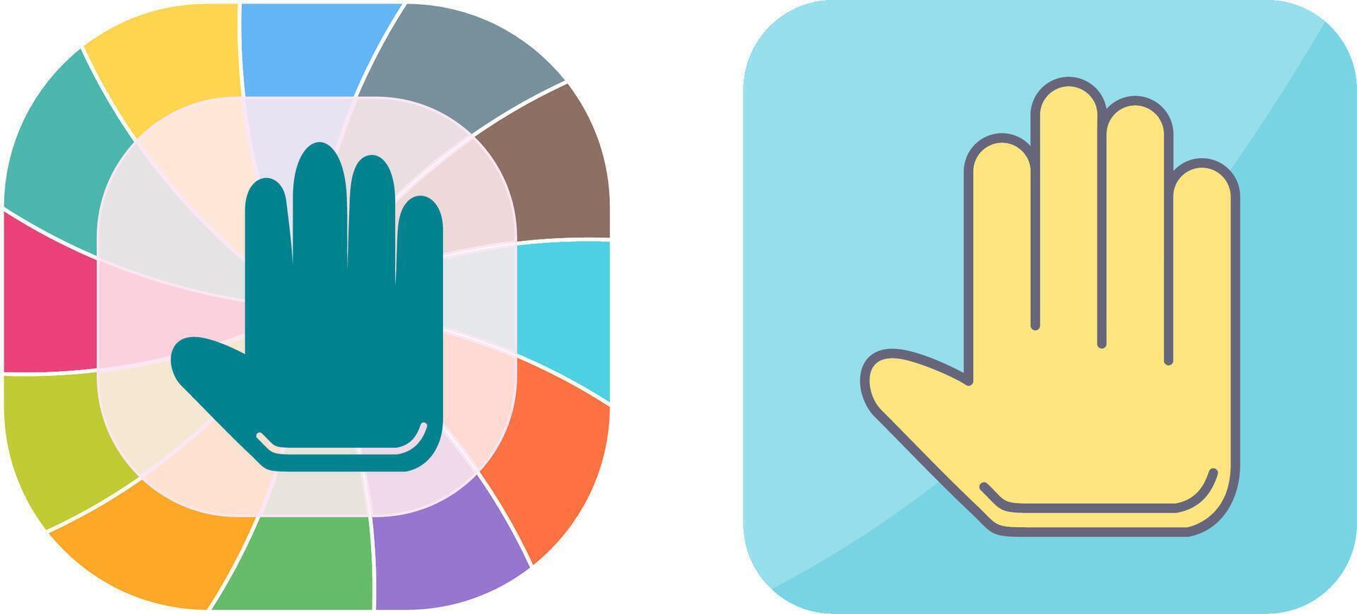Unique Hand Tool Icon Design vector
