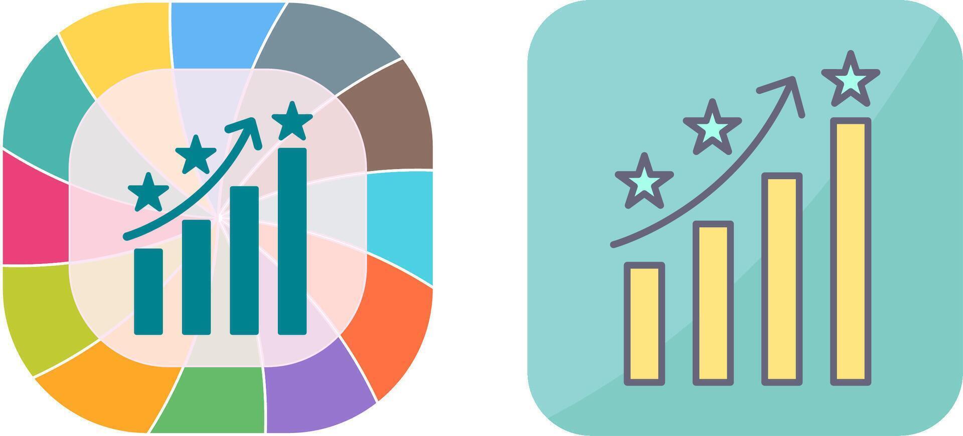 Unique Reputation Management Icon Design vector