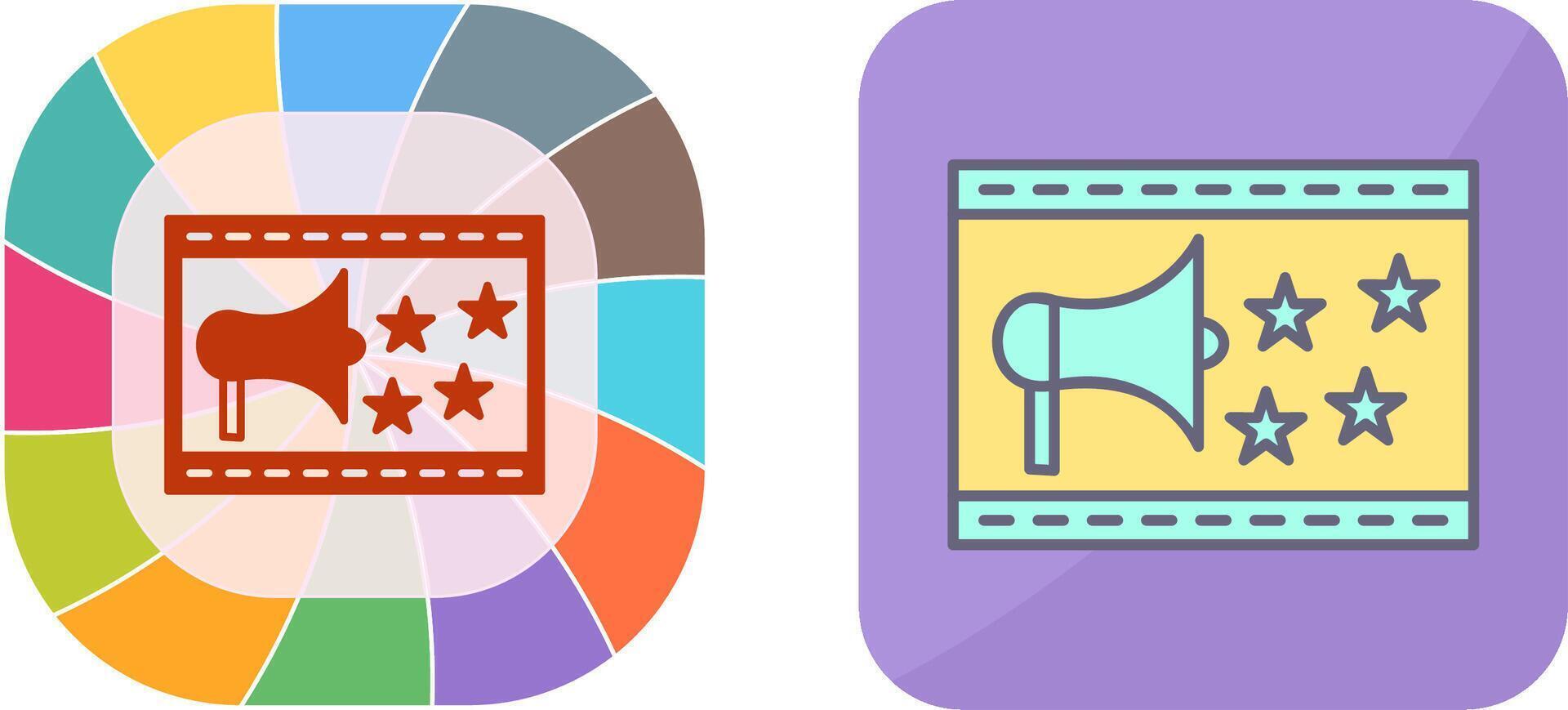 Unique Website Promotion Icon Design vector