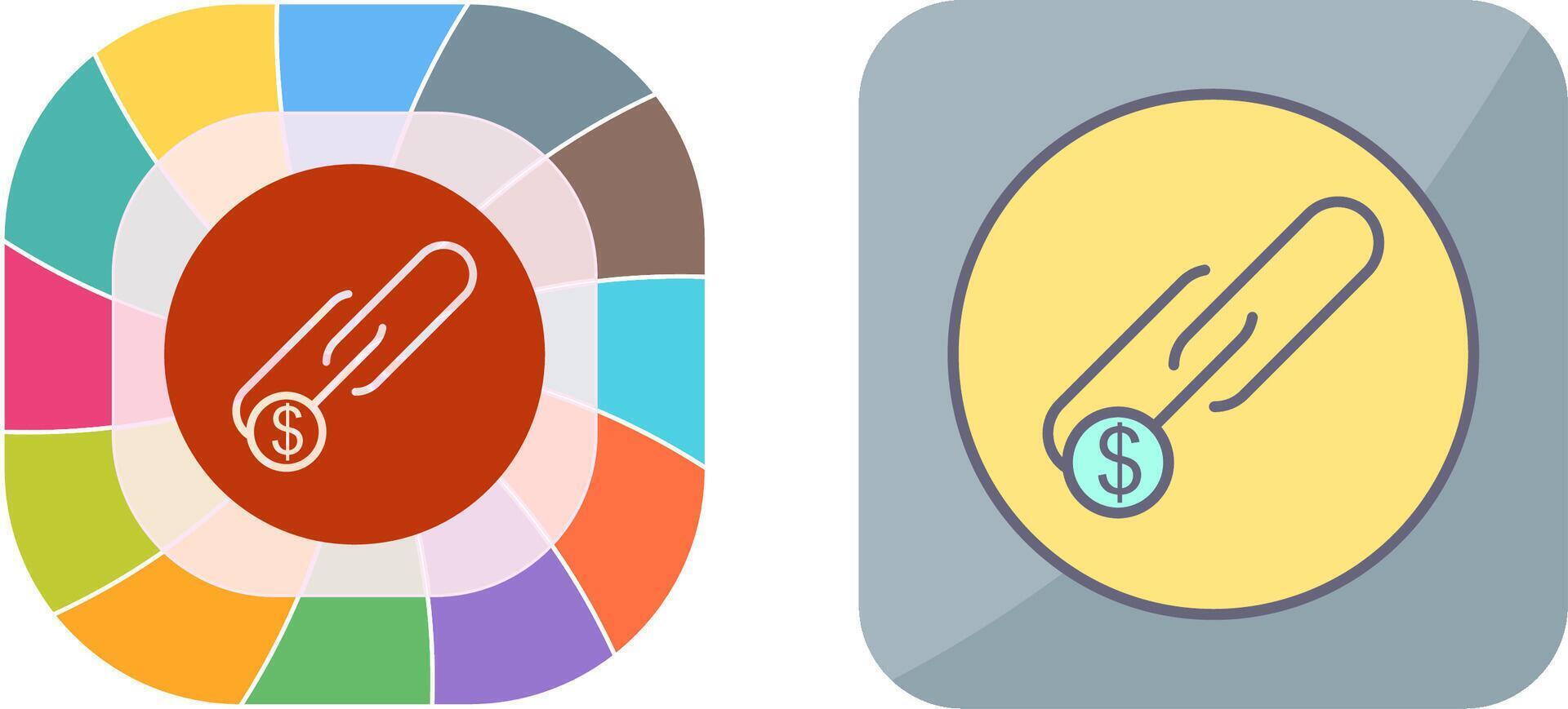Unique Link Sales Icon Design vector