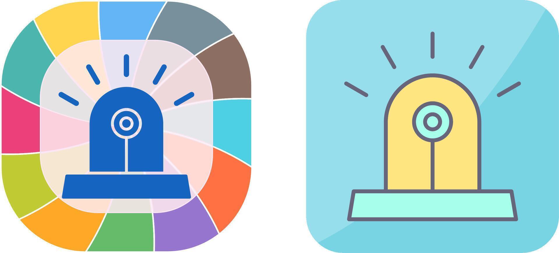 Unique Siren Icon Design vector