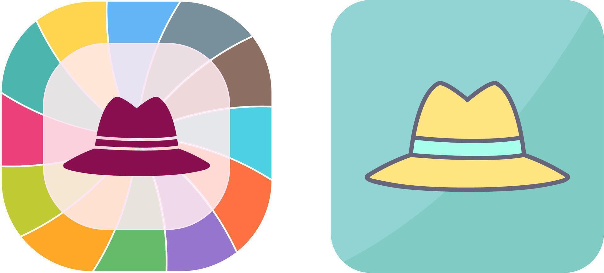 diseño de icono de sombrero vector