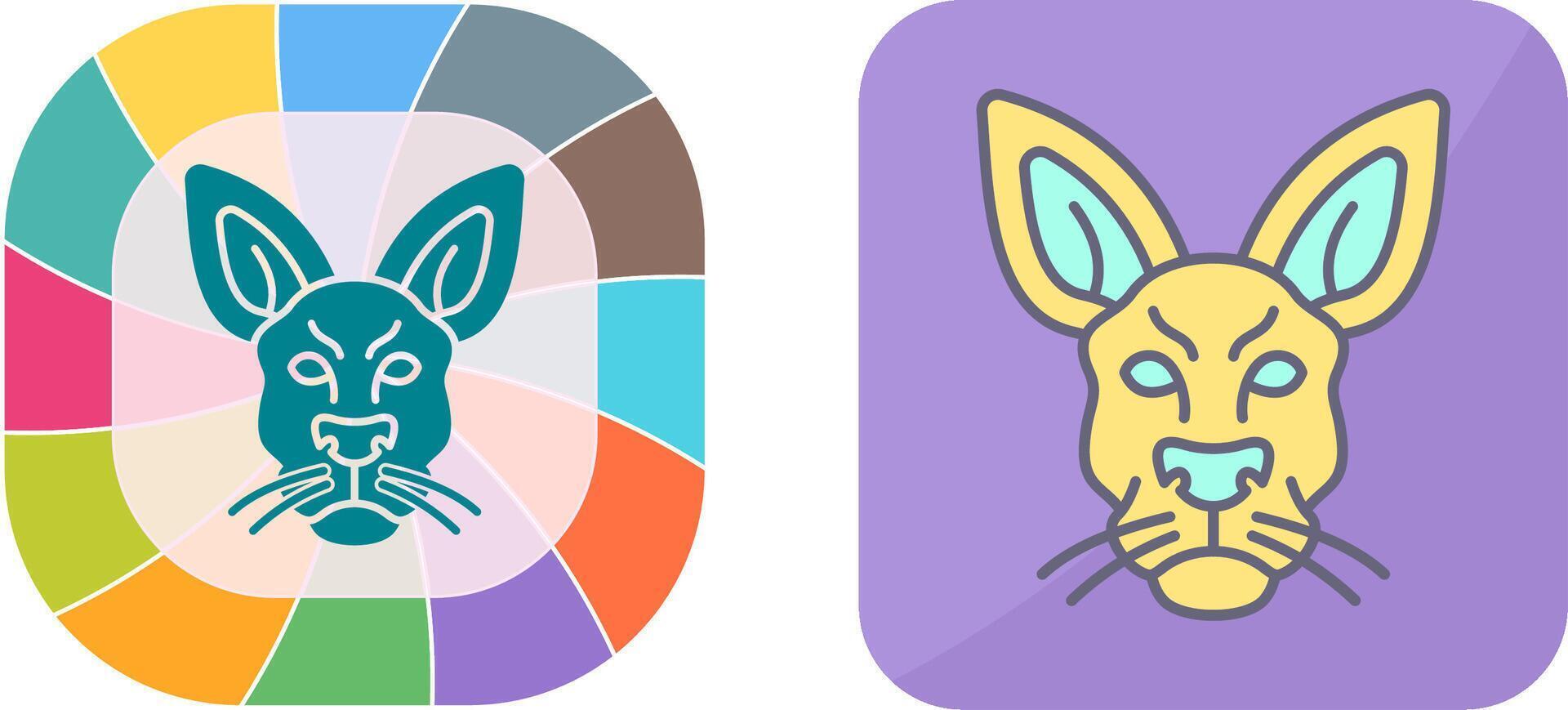 Kangaroo Icon Design vector