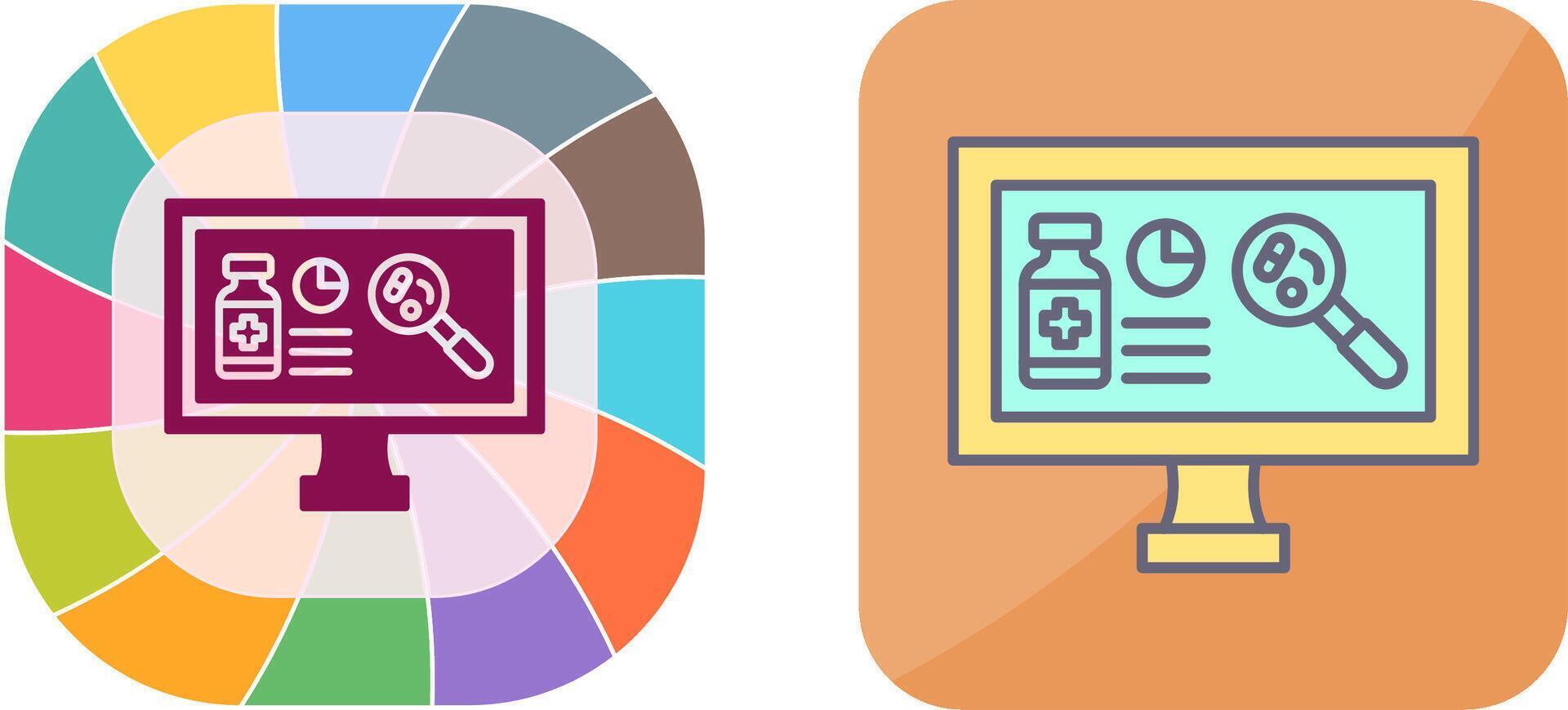 Research Icon Design vector