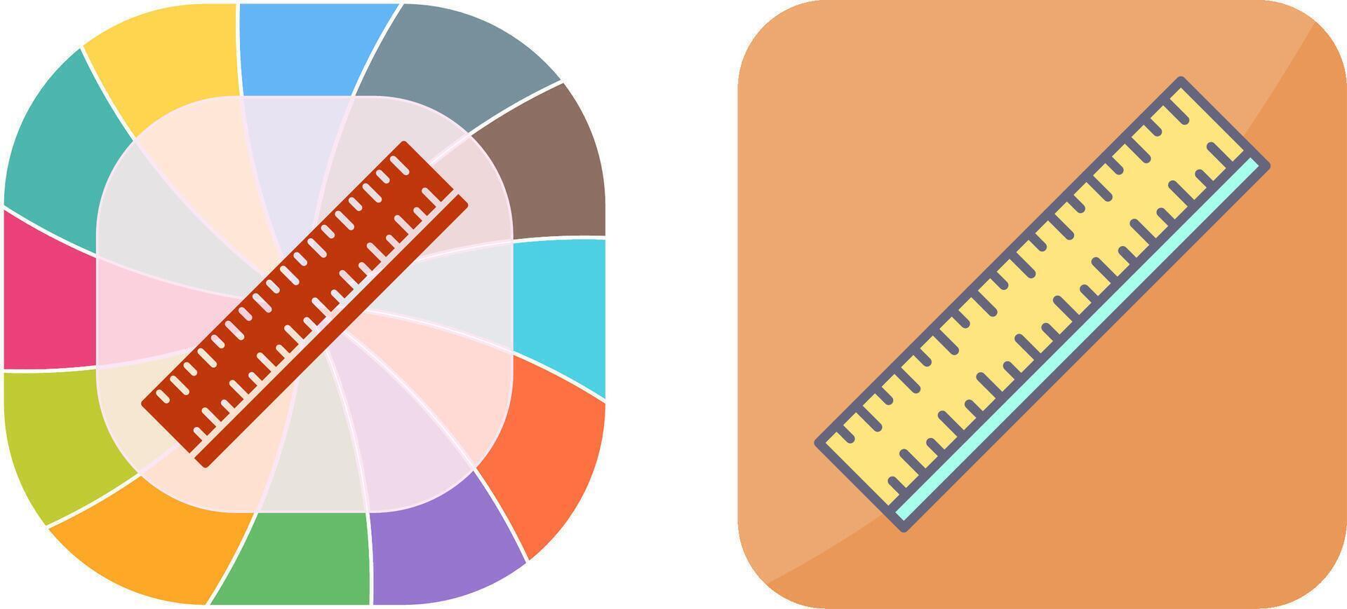 Ruler Icon Design vector