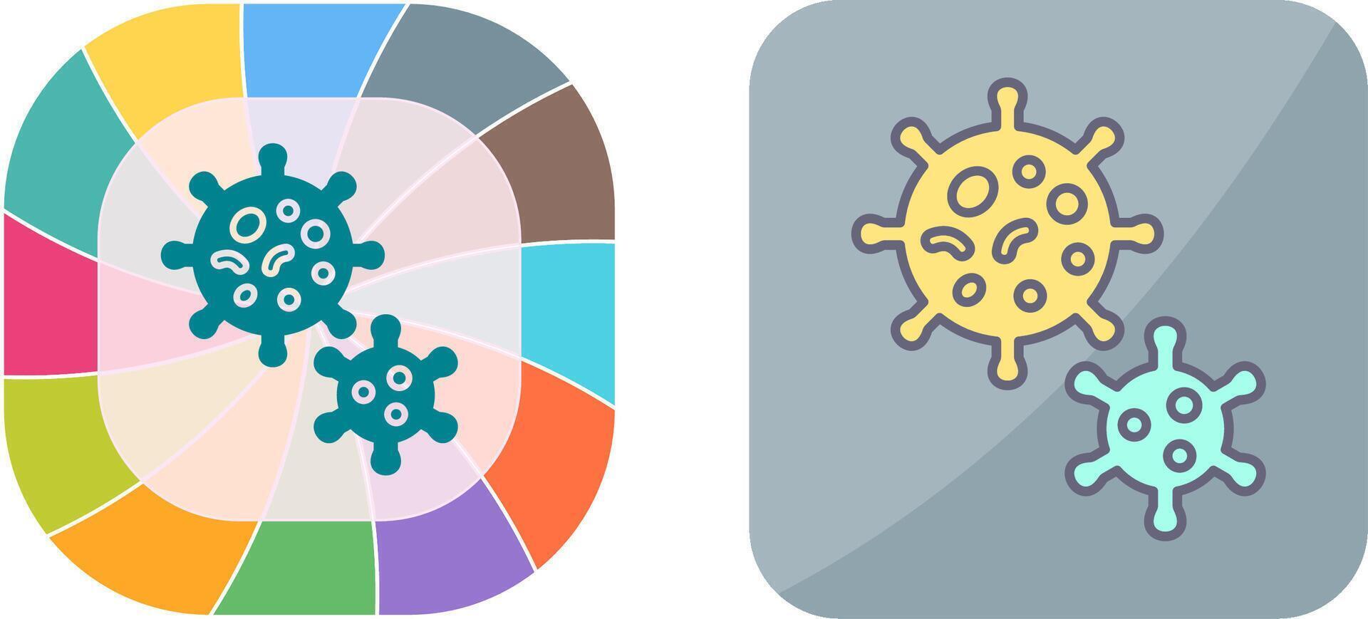 Virus Icon Design vector
