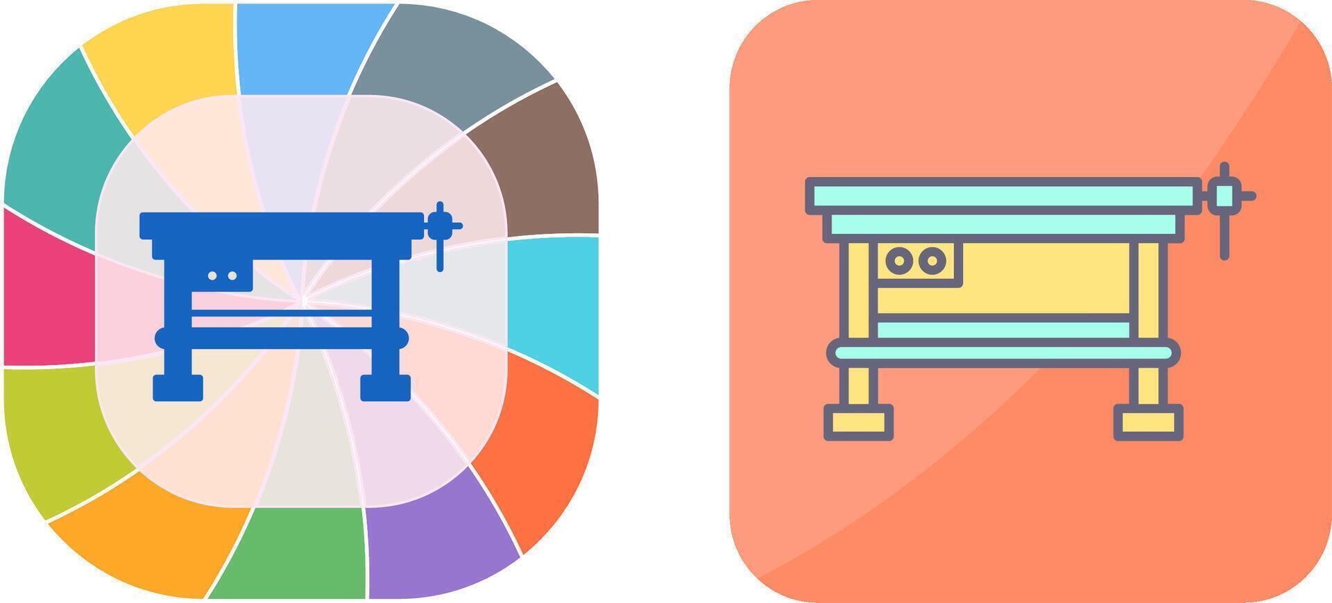 Work Bench Icon Design vector