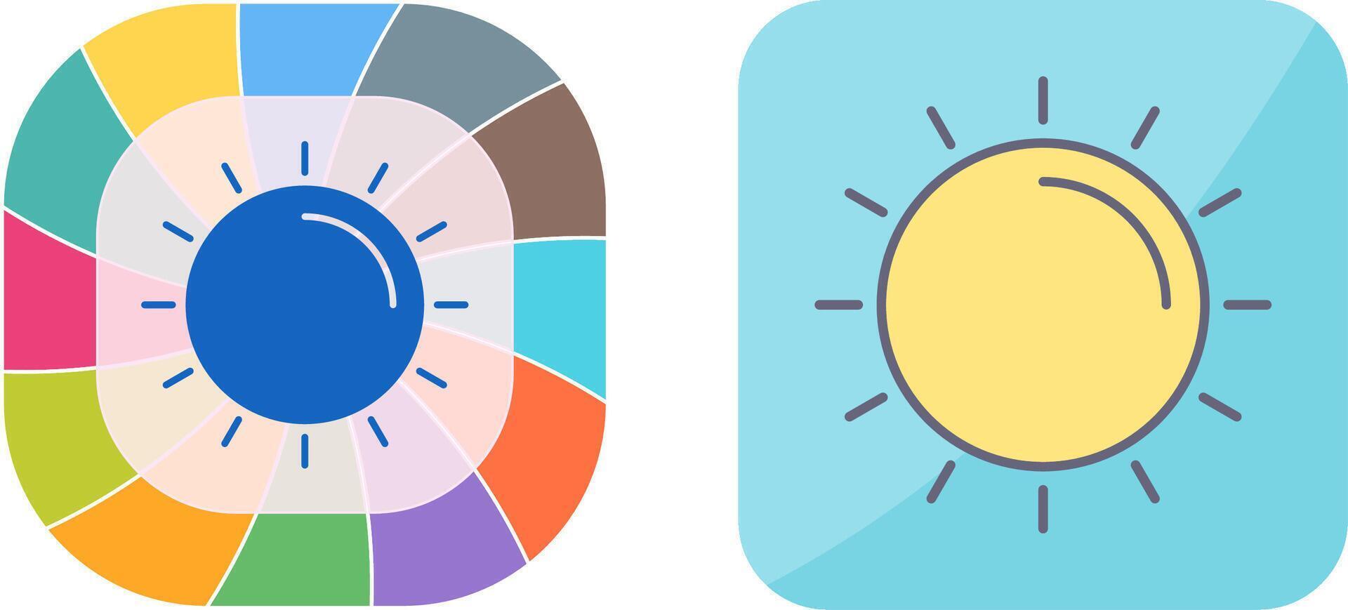 Sun Icon Design vector