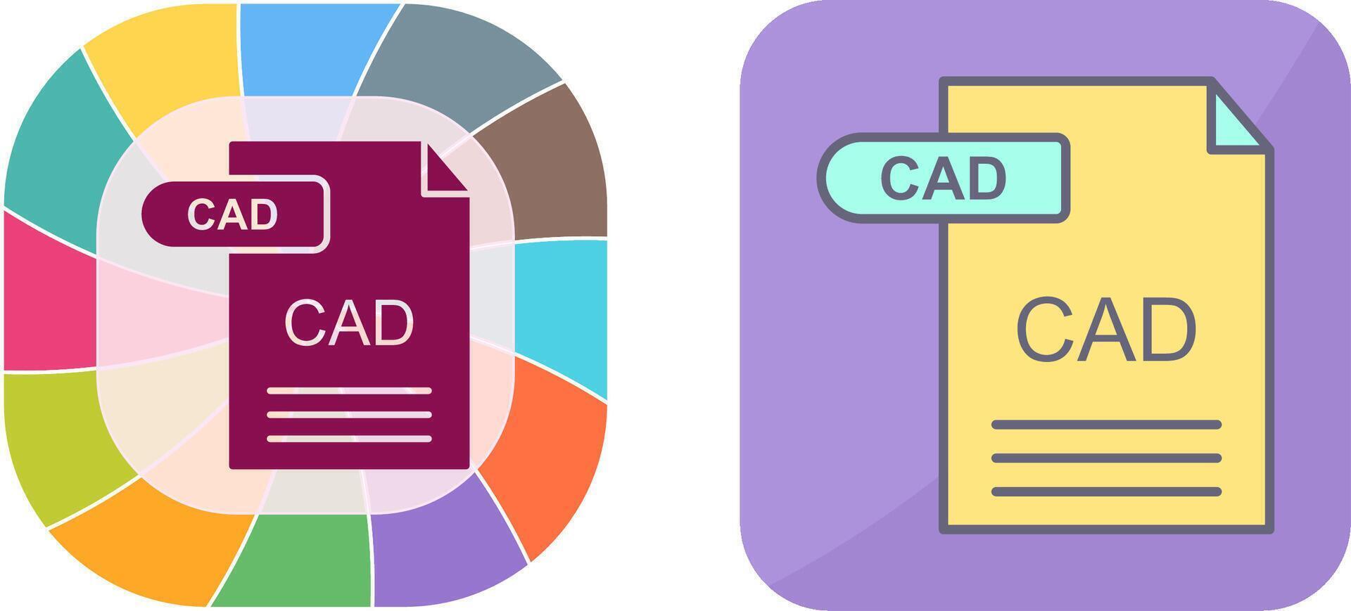 CAD Icon Design vector