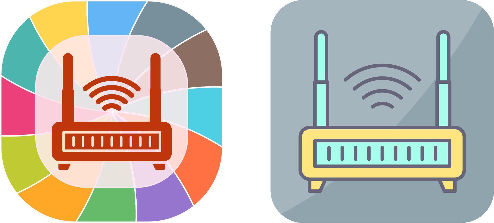 Wifi Router Icon Design vector