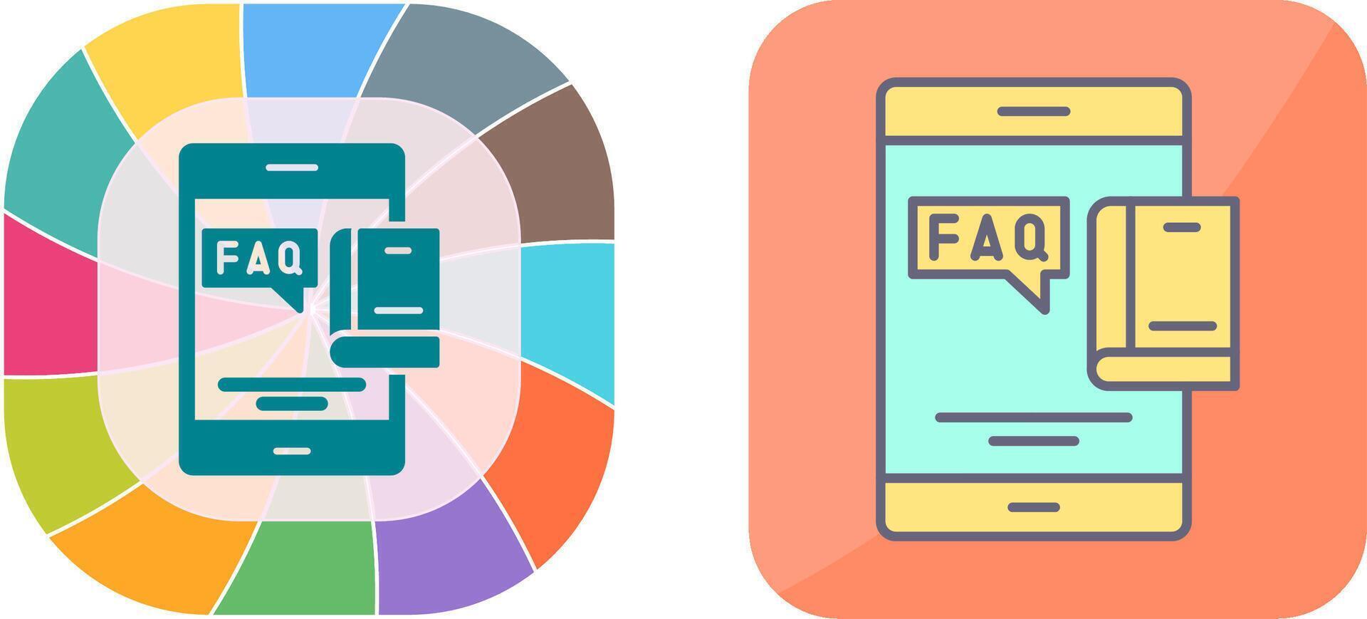 Faq Icon Design vector