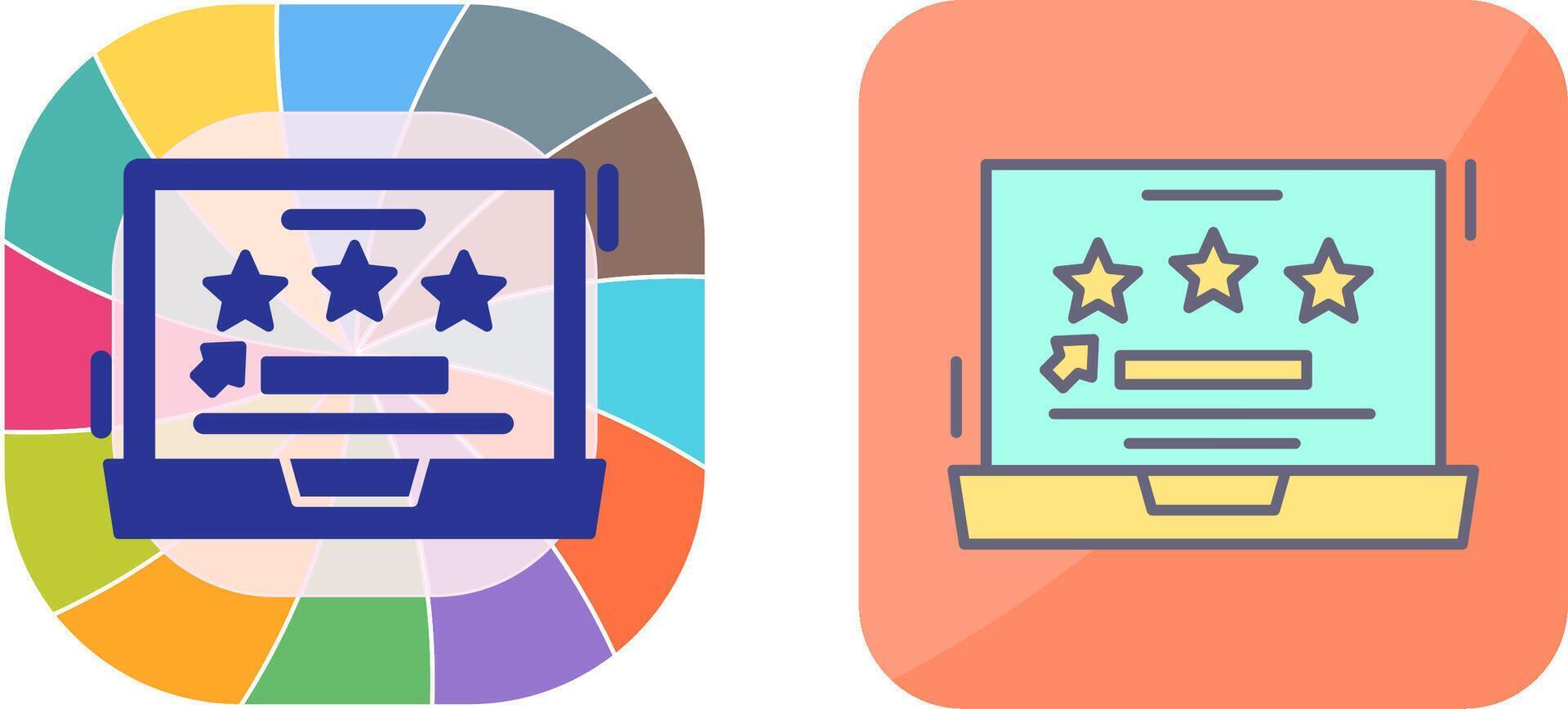 Rating Icon Design vector