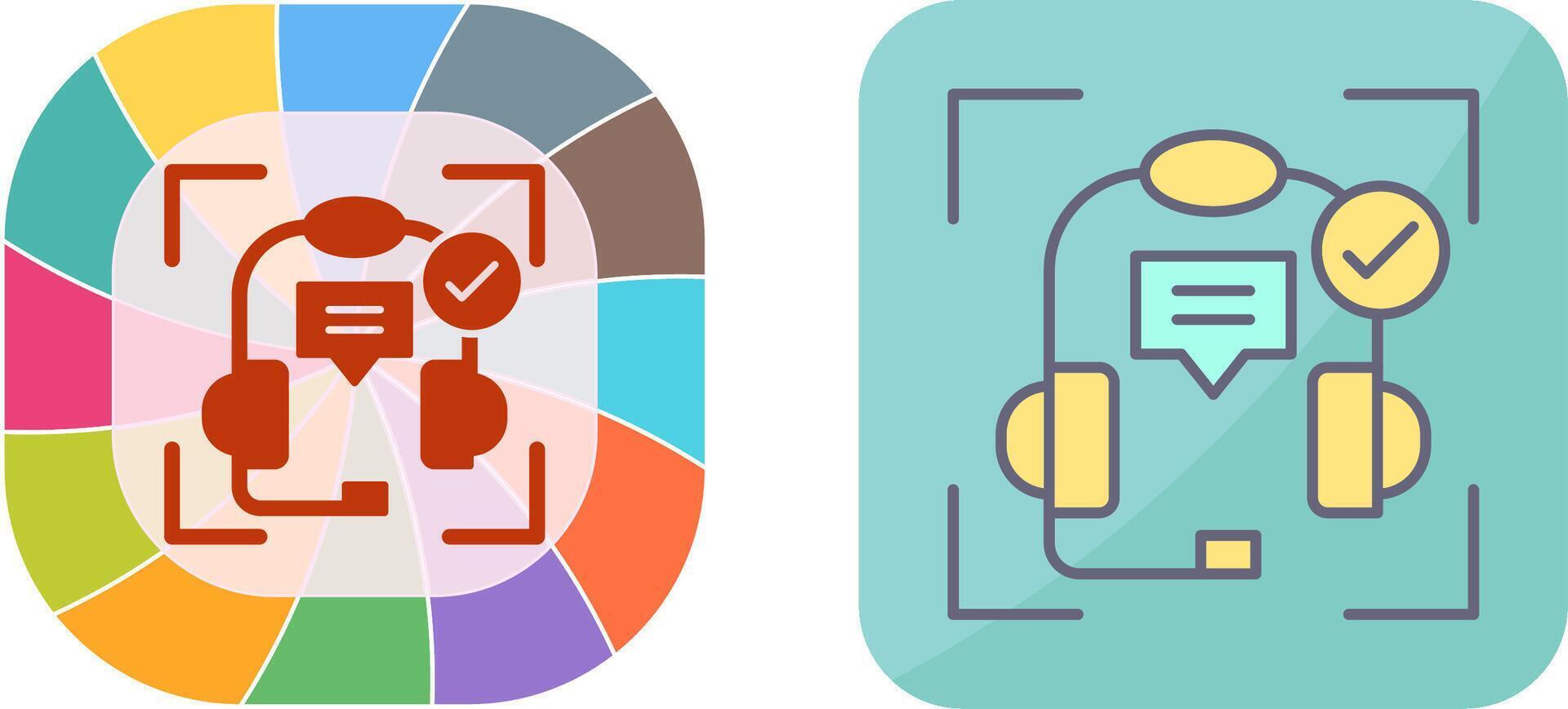Technical Support Icon Design vector