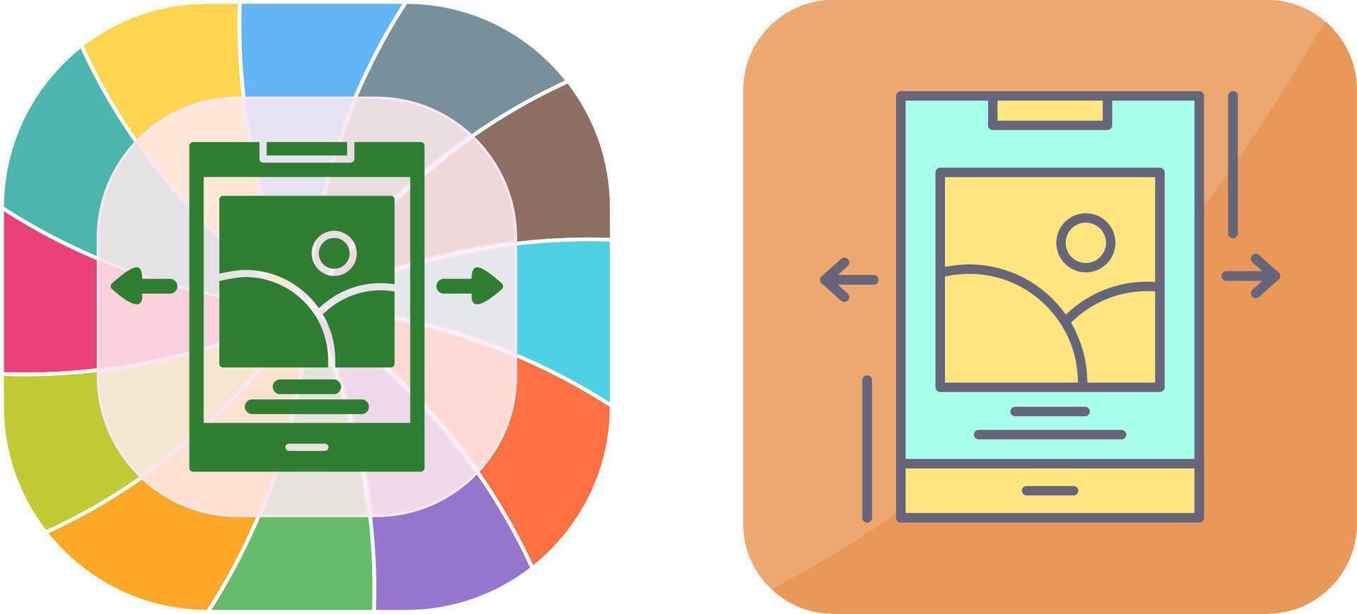 Swipe Icon Design vector