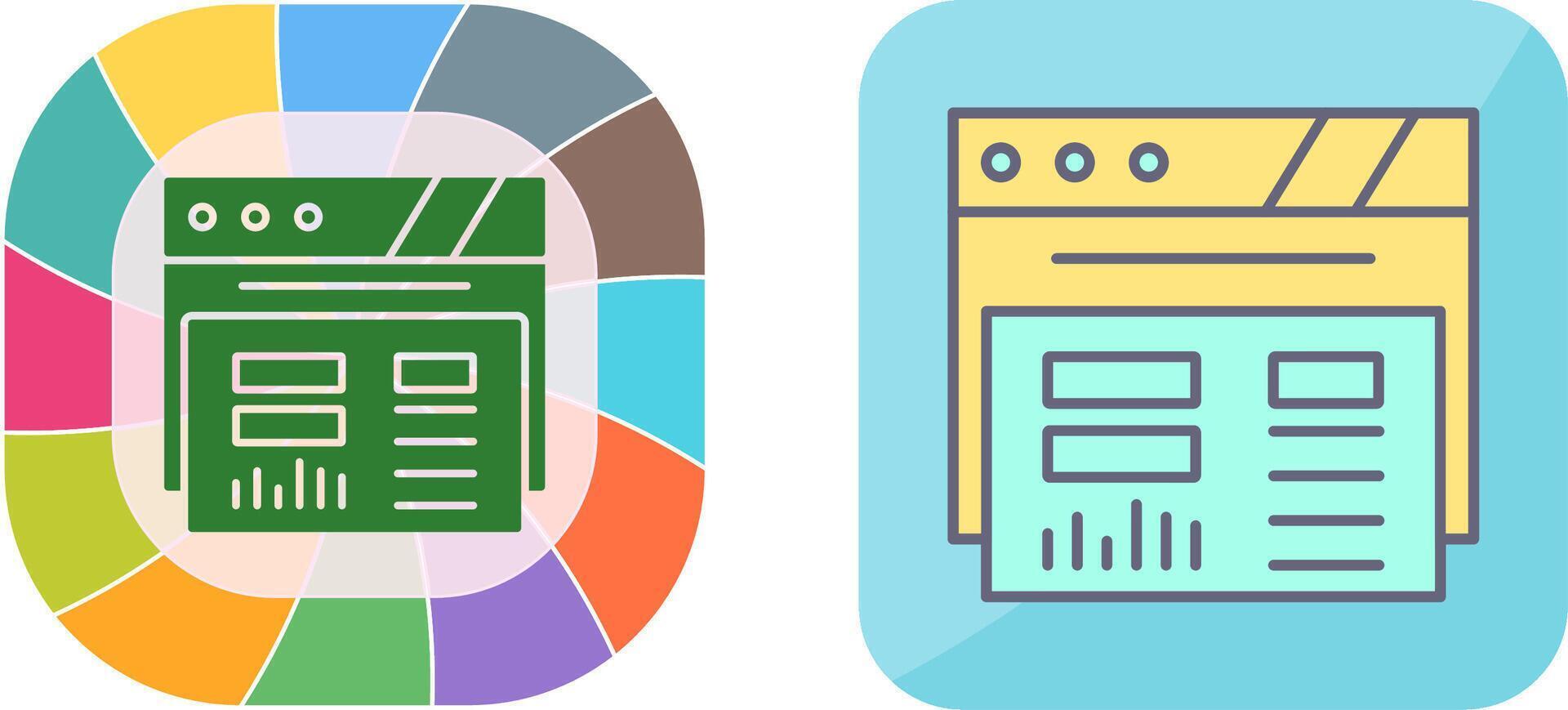 Dashboard Icon Design vector