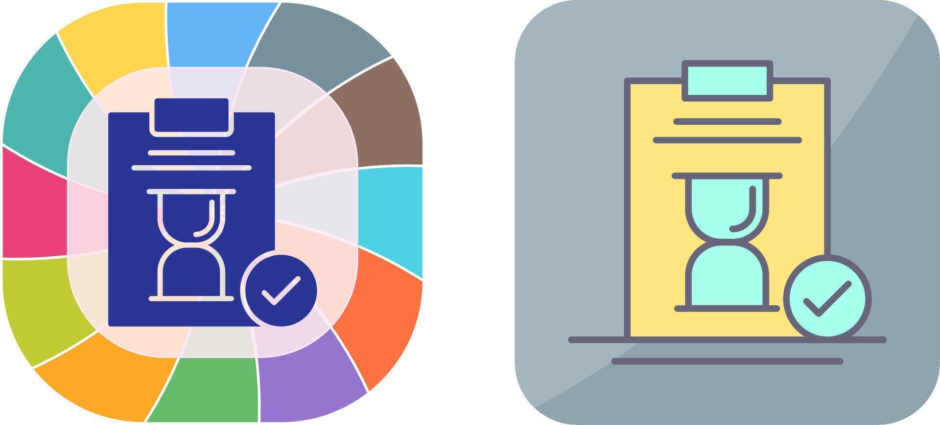 Hourglass Icon Design vector