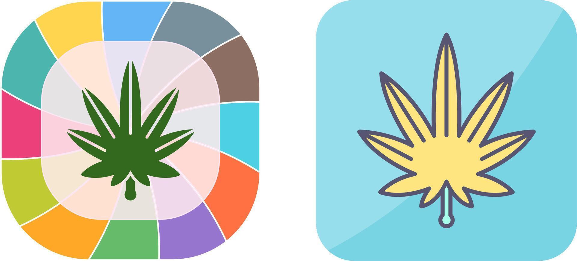 Weed Icon Design vector