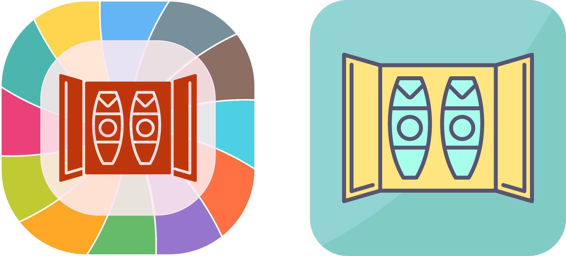 Cigar Box Icon Design vector