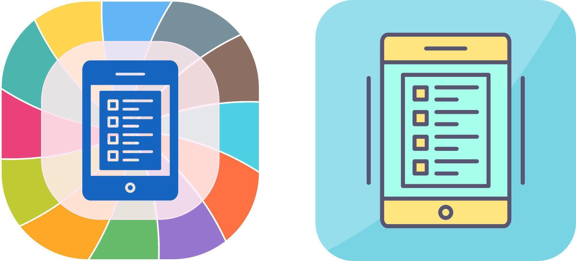 Online Test Icon Design vector
