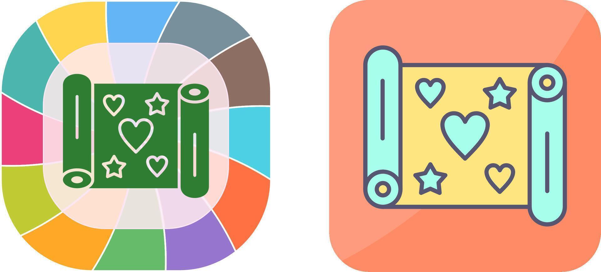Gift Wrap Icon Design vector