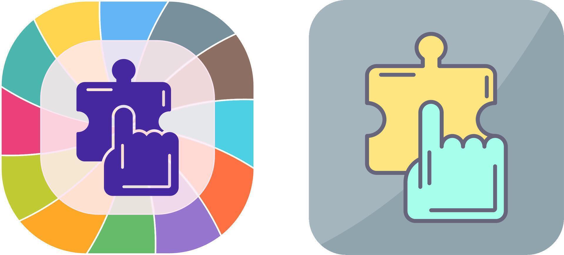 Quick Selection Icon Design vector
