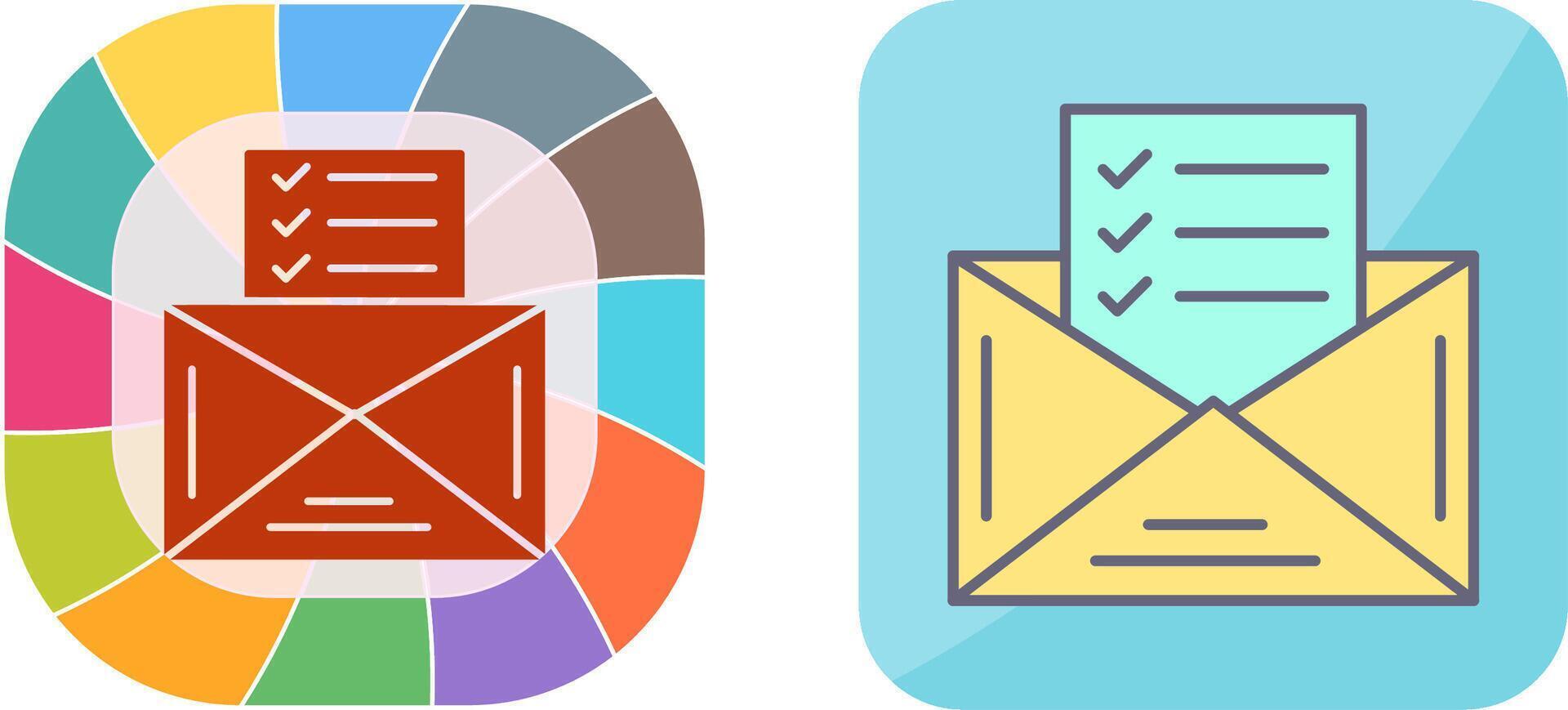 Check List Icon Design vector