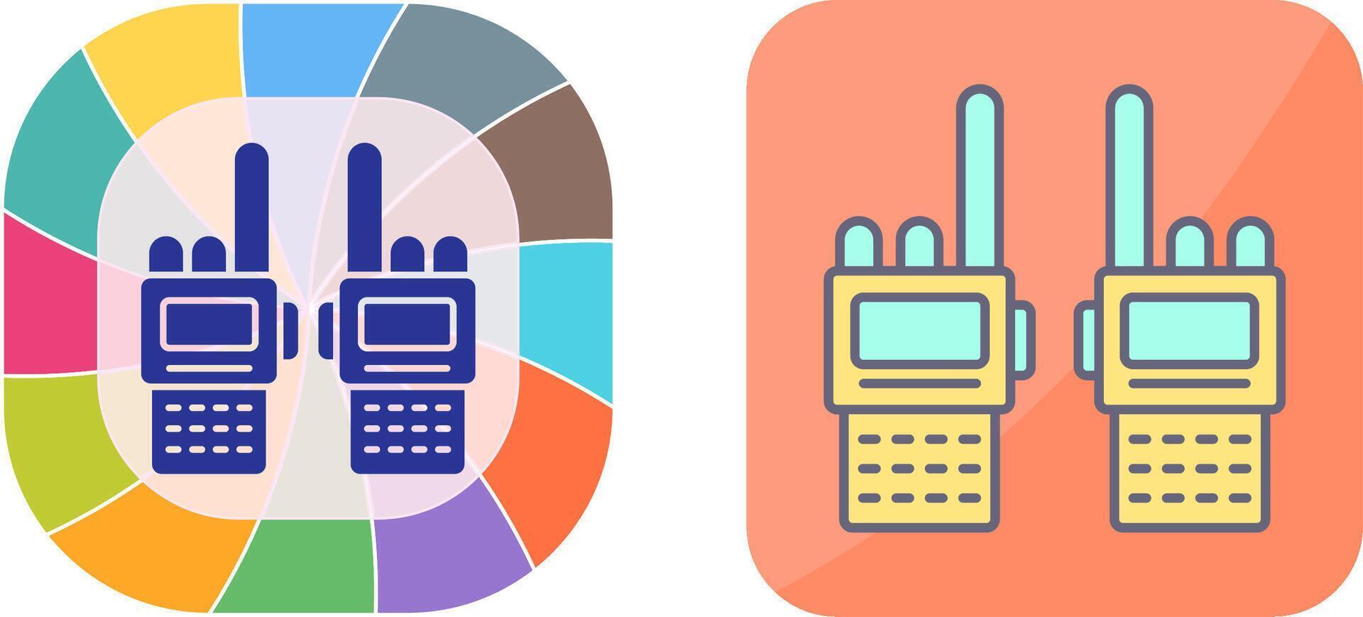 Walkie Talkie Icon Design vector