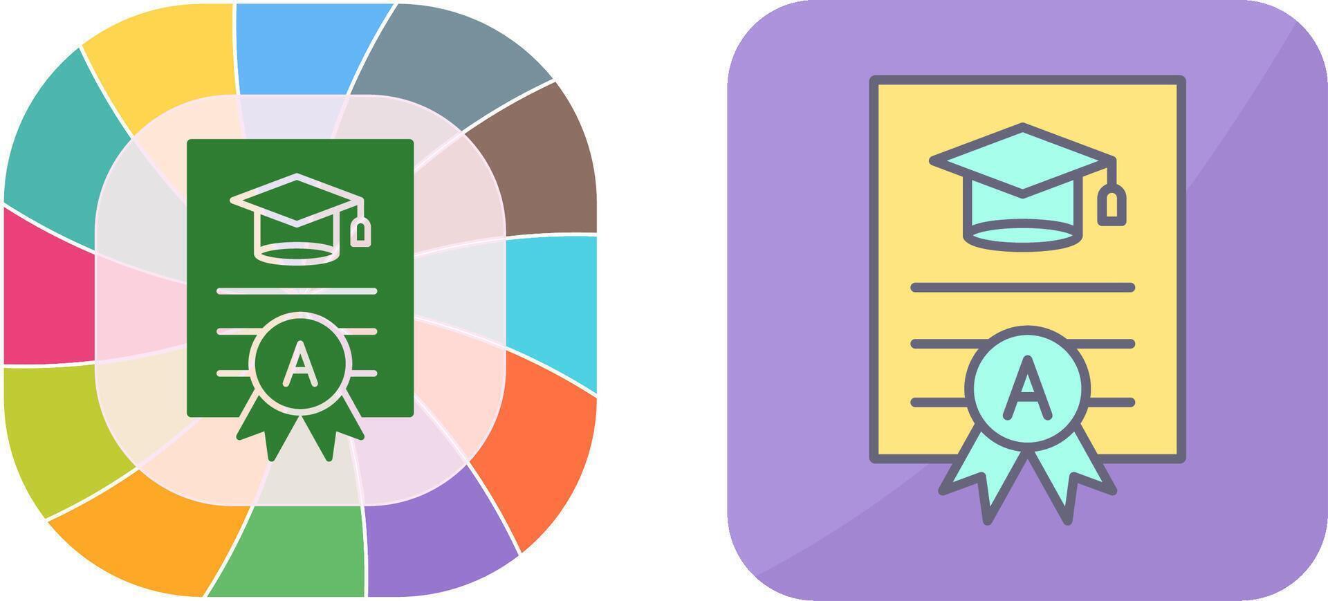 Report Card Icon Design vector